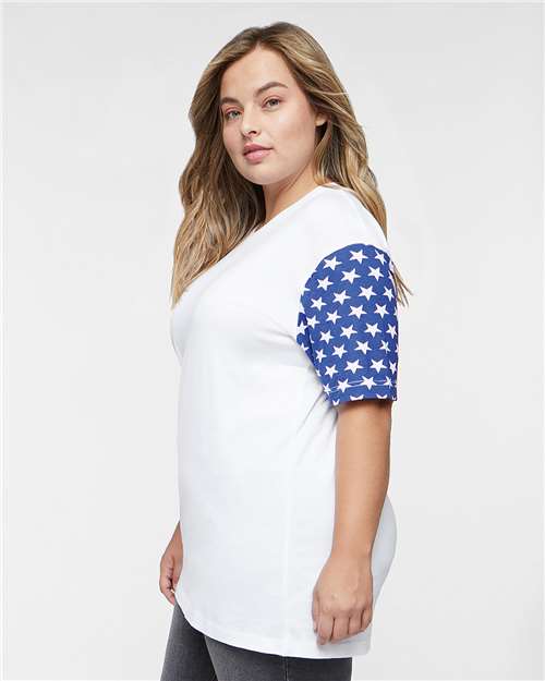 Code Five Unisex Stars & Stripes Tee 3976