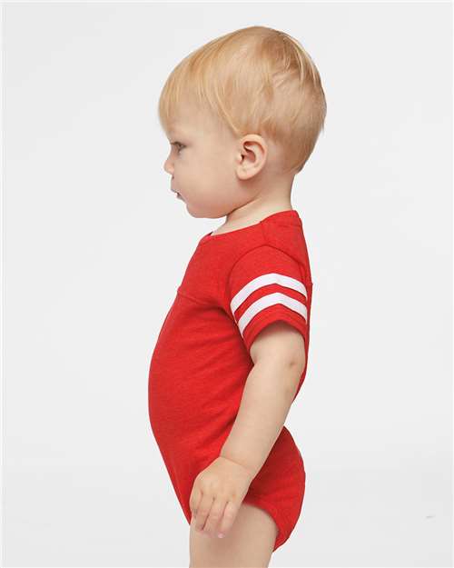 Rabbit Skins Infant Football Fine Jersey Bodysuit 4437