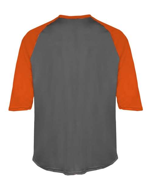 Badger Youth B-Core Three-Quarter Sleeve Baseball T-Shirt 2133