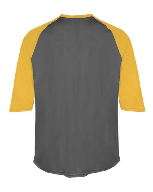 Badger Youth B-Core Three-Quarter Sleeve Baseball T-Shirt 2133