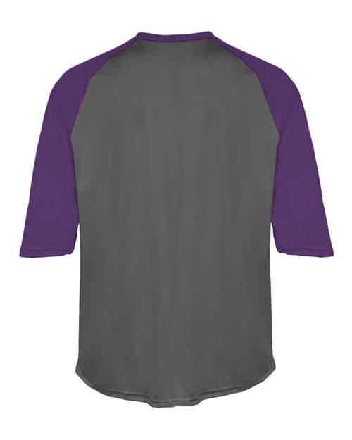 Badger Youth B-Core Three-Quarter Sleeve Baseball T-Shirt 2133