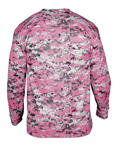 Badger Men's Digital Camo Long Sleeve T-Shirt 4184