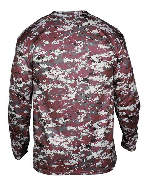 Badger Men's Digital Camo Long Sleeve T-Shirt 4184