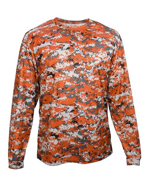 Badger Men's Digital Camo Long Sleeve T-Shirt 4184