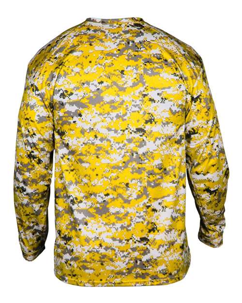 Badger Men's Digital Camo Long Sleeve T-Shirt 4184