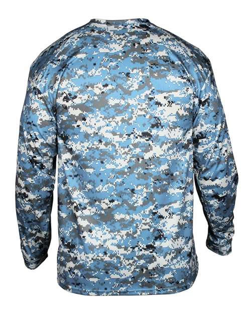 Badger Men's Digital Camo Long Sleeve T-Shirt 4184