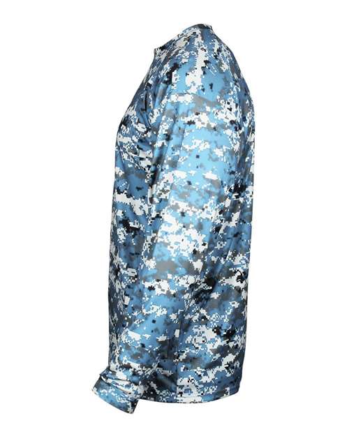 Badger Men's Digital Camo Long Sleeve T-Shirt 4184