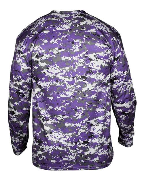 Badger Men's Digital Camo Long Sleeve T-Shirt 4184