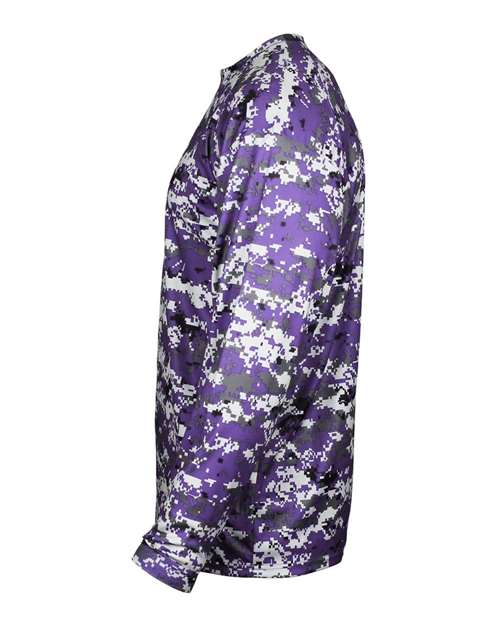 Badger Men's Digital Camo Long Sleeve T-Shirt 4184