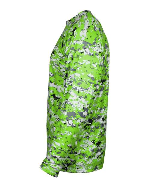 Badger Men's Digital Camo Long Sleeve T-Shirt 4184