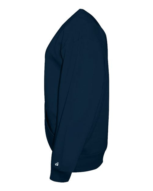 Badger Unisex Pocket Crewneck Sweatshirt 1252