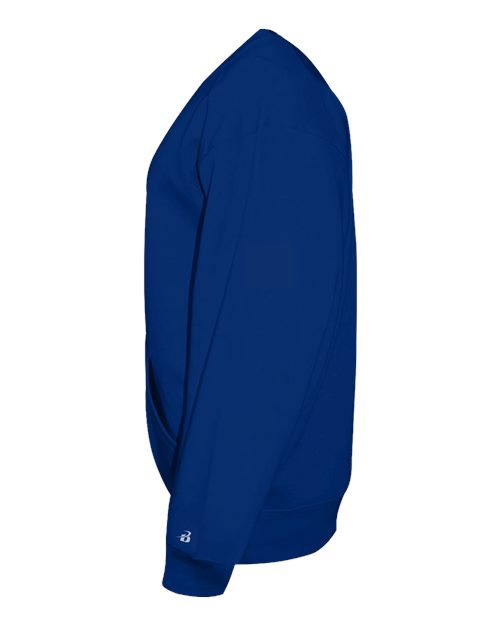Badger Unisex Pocket Crewneck Sweatshirt 1252