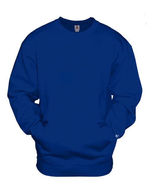 Badger Unisex Pocket Crewneck Sweatshirt 1252