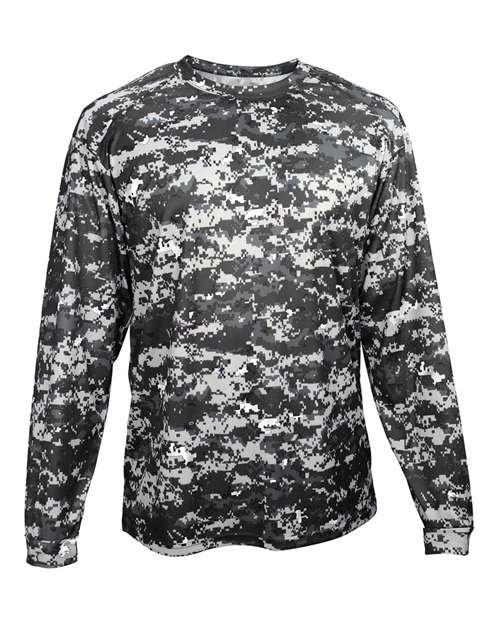 Badger Youth Digital Camo Long Sleeve T-Shirt 2184
