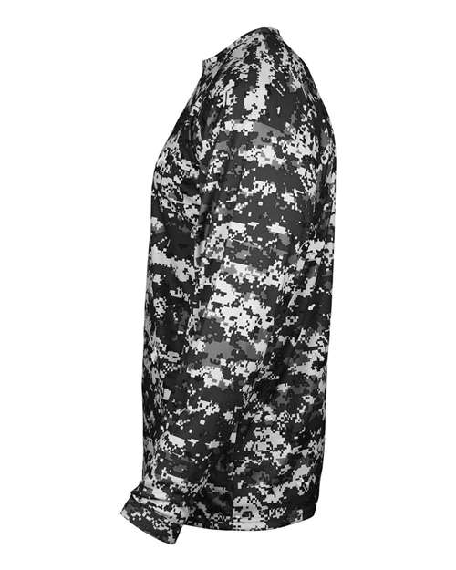 Badger Youth Digital Camo Long Sleeve T-Shirt 2184