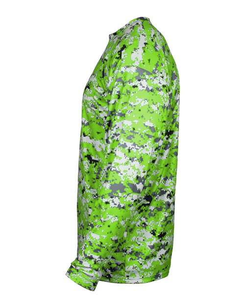 Badger Youth Digital Camo Long Sleeve T-Shirt 2184