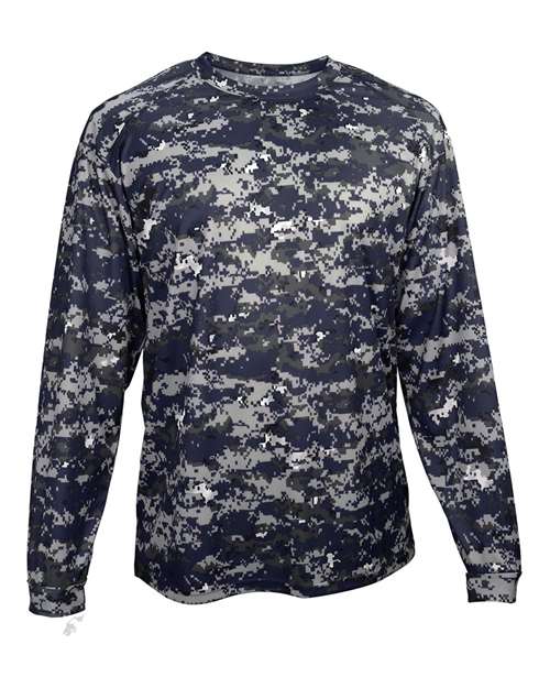 Badger Youth Digital Camo Long Sleeve T-Shirt 2184