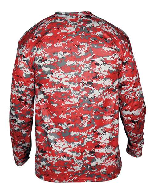 Badger Youth Digital Camo Long Sleeve T-Shirt 2184