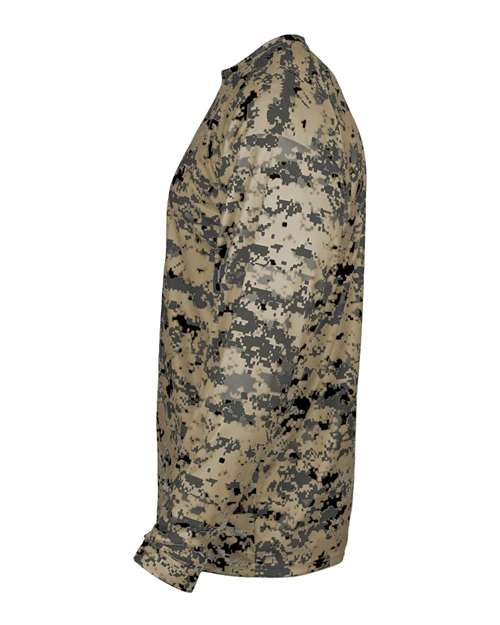Badger Youth Digital Camo Long Sleeve T-Shirt 2184