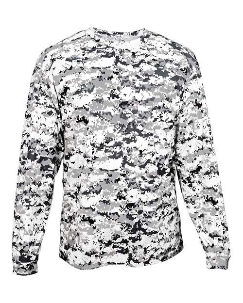 Badger Youth Digital Camo Long Sleeve T-Shirt 2184