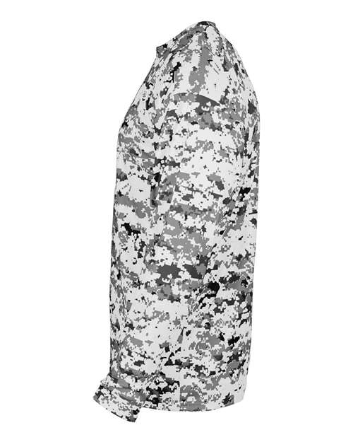 Badger Youth Digital Camo Long Sleeve T-Shirt 2184