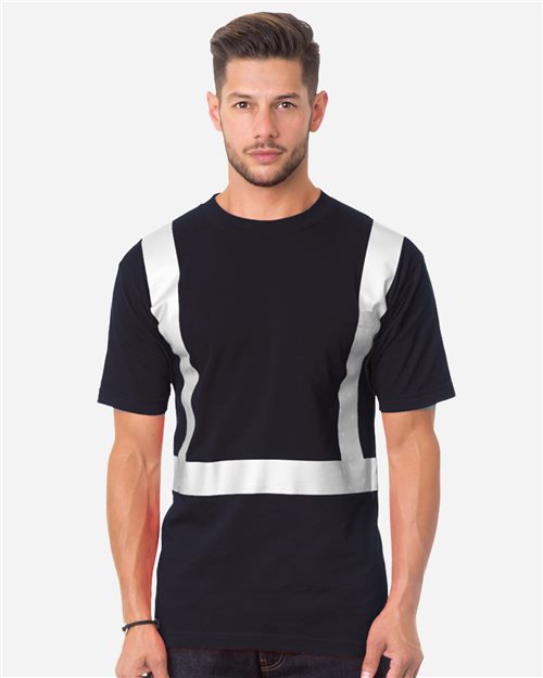Bayside Unisex USA-Made High Visibility Pocket T-Shirt 3771
