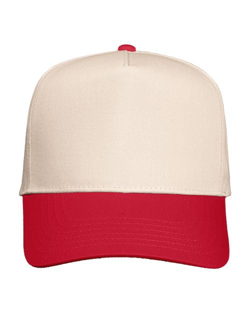 Valucap Five-Panel Twill Cap 8869