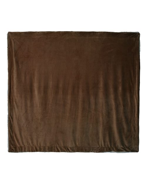 Alpine Fleece Oversized Mink Sherpa Blanket 8726
