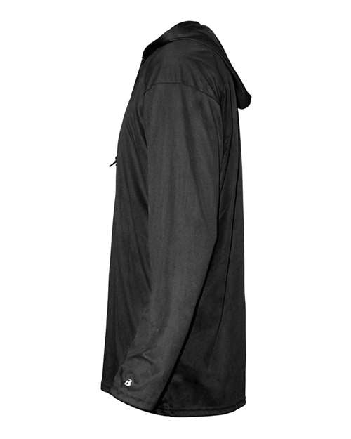 Badger Unisex B-Core Hooded Long Sleeve T-Shirt 4105