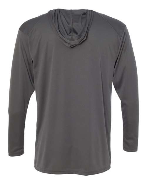 Badger Unisex B-Core Hooded Long Sleeve T-Shirt 4105