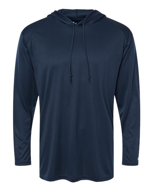 Badger Unisex B-Core Hooded Long Sleeve T-Shirt 4105