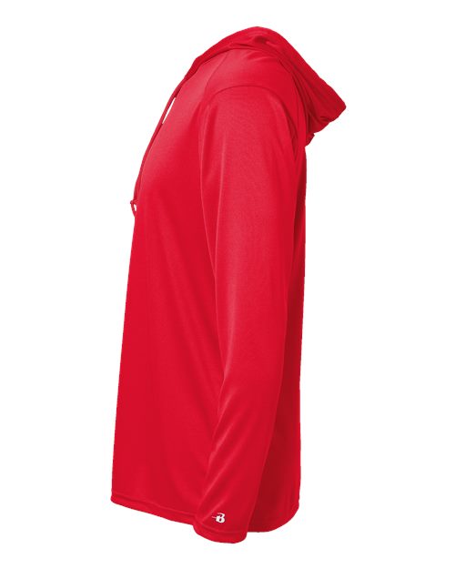 Badger Unisex B-Core Hooded Long Sleeve T-Shirt 4105