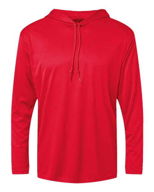 Badger Unisex B-Core Hooded Long Sleeve T-Shirt 4105