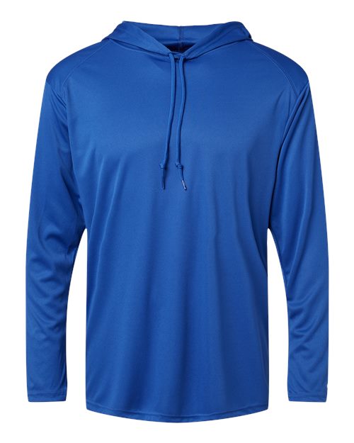 Badger Unisex B-Core Hooded Long Sleeve T-Shirt 4105
