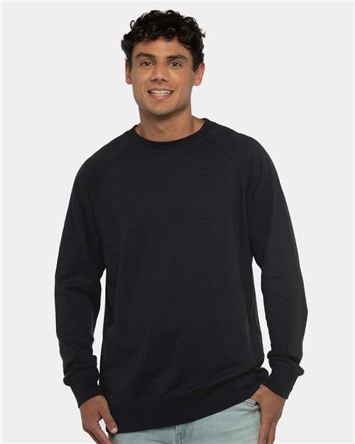 Next Level Unisex Laguna Raglan Crewneck Sweatshirt 9000