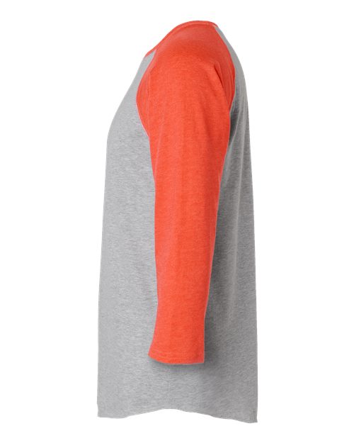 LAT Unisex Baseball Fine Jersey Three-Quarter Sleeve Tee 6930