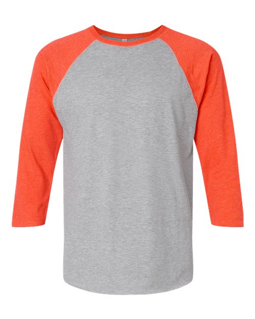 LAT Unisex Baseball Fine Jersey Three-Quarter Sleeve Tee 6930