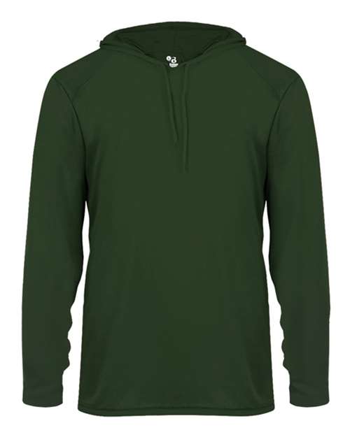 Badger Unisex B-Core Hooded Long Sleeve T-Shirt 4105