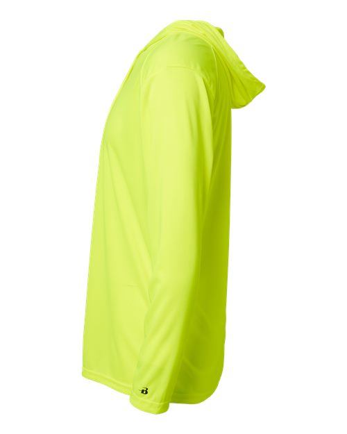 Badger Unisex B-Core Hooded Long Sleeve T-Shirt 4105