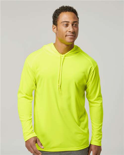 Badger Unisex B-Core Hooded Long Sleeve T-Shirt 4105