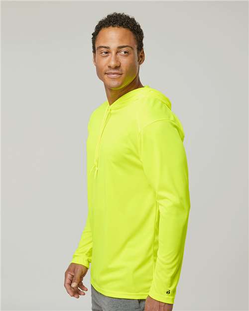 Badger Unisex B-Core Hooded Long Sleeve T-Shirt 4105