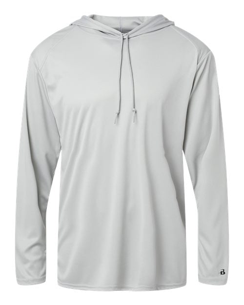 Badger Unisex B-Core Hooded Long Sleeve T-Shirt 4105