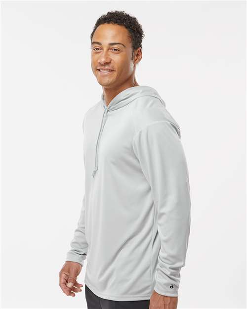 Badger Unisex B-Core Hooded Long Sleeve T-Shirt 4105
