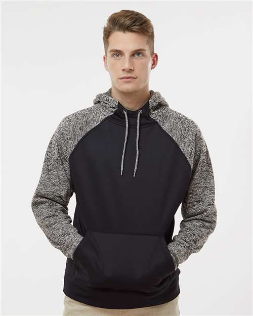 J. America Men's Colorblocked Cosmic Fleece Hooded Sweatshirt 8612