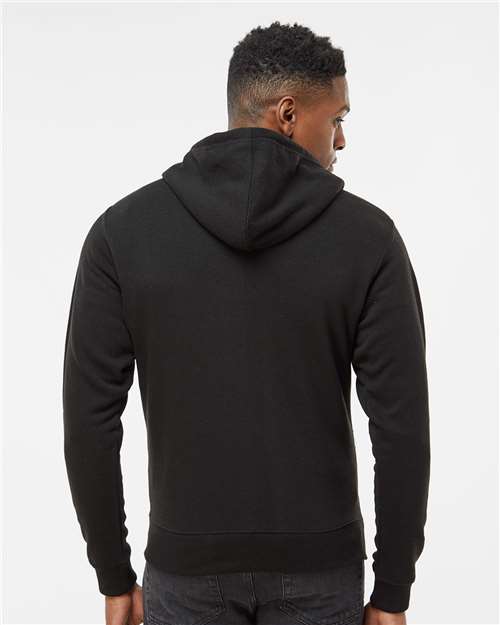 J. America Men's Triblend Full-Zip Hooded Sweatshirt 8872