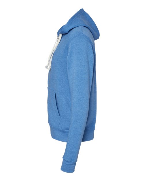 J. America Men's Triblend Full-Zip Hooded Sweatshirt 8872