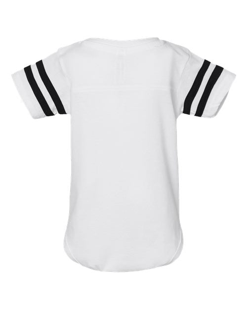 Rabbit Skins Infant Football Fine Jersey Bodysuit 4437