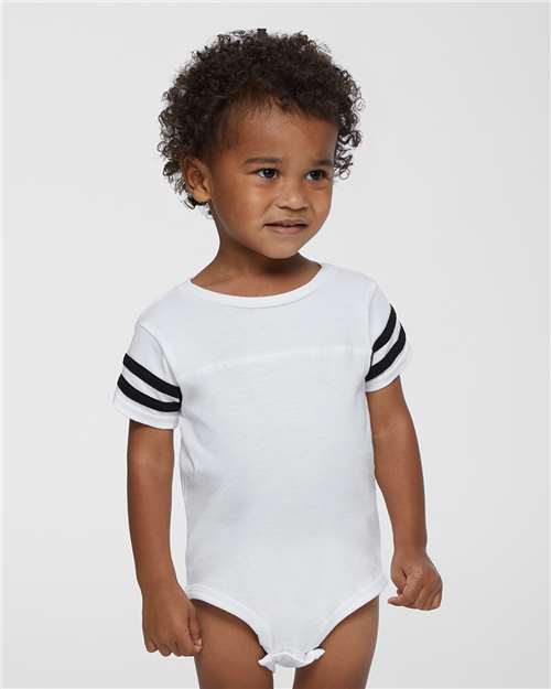 Rabbit Skins Infant Football Fine Jersey Bodysuit 4437
