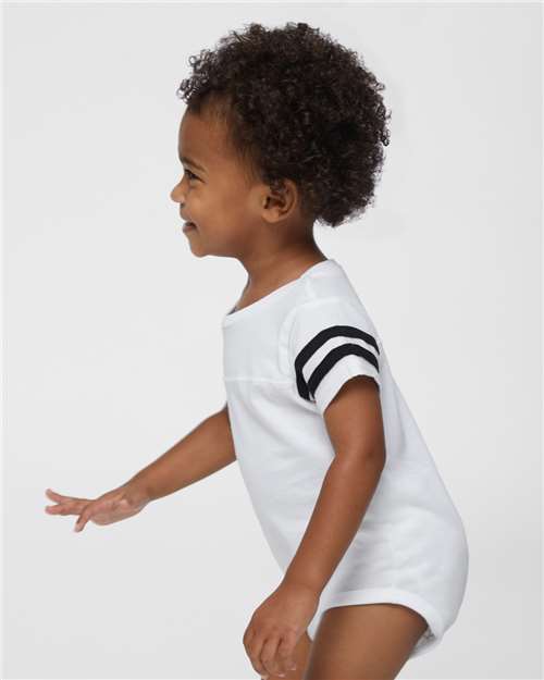 Rabbit Skins Infant Football Fine Jersey Bodysuit 4437