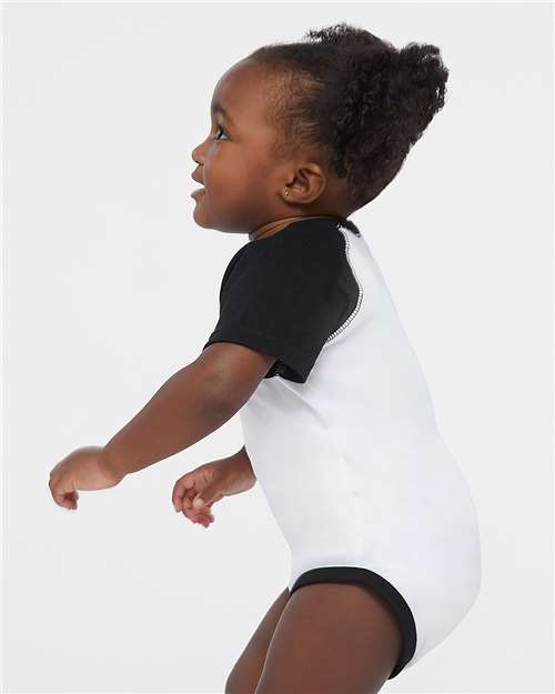 Rabbit Skins Infant Baseball Fine Jersey Bodysuit 4430